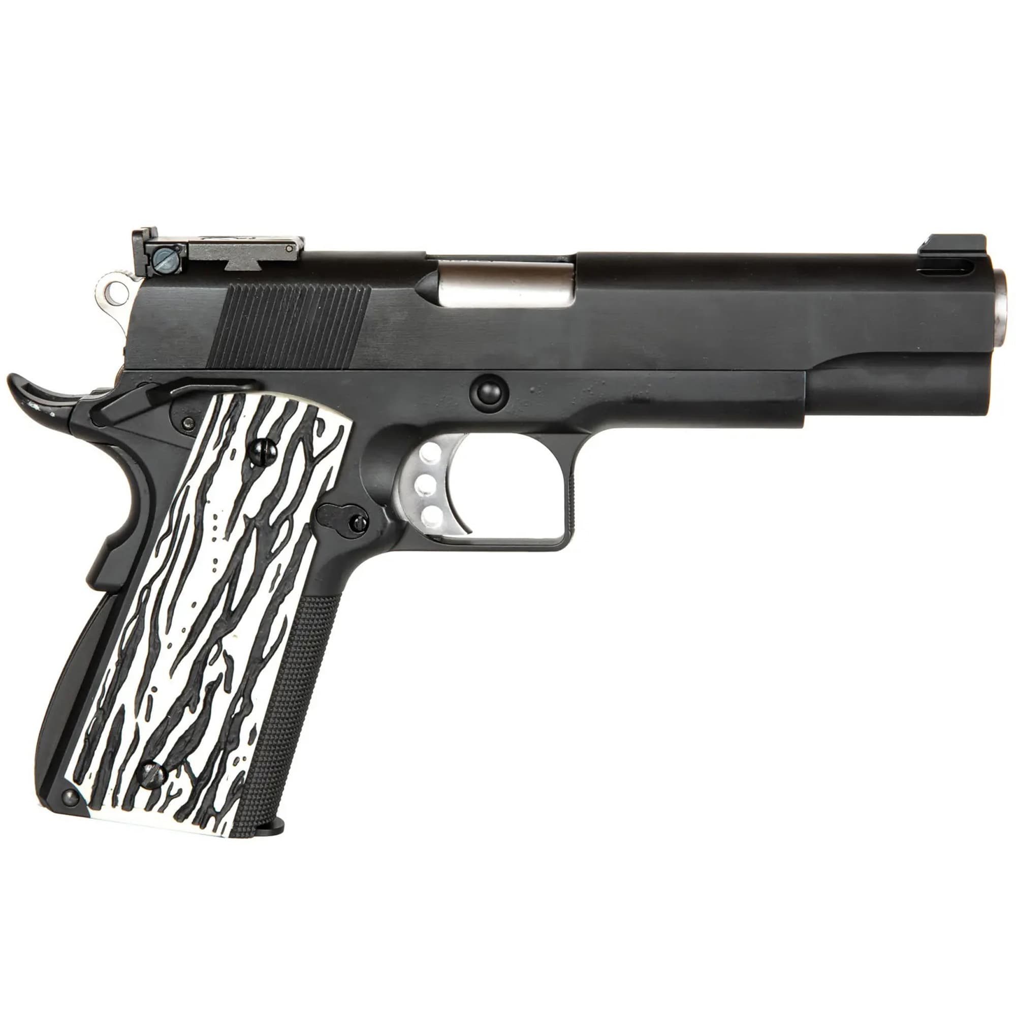Pistolet GBB We Colt M1911 ver. B - Black/White