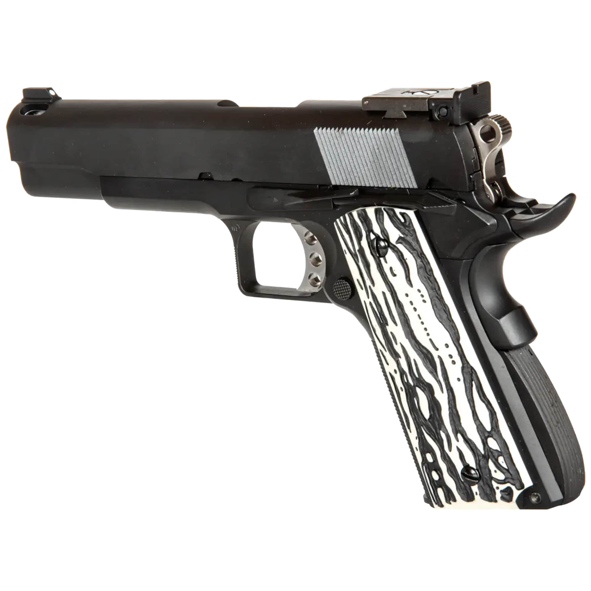Pistolet GBB We Colt M1911 ver. B - Black/White