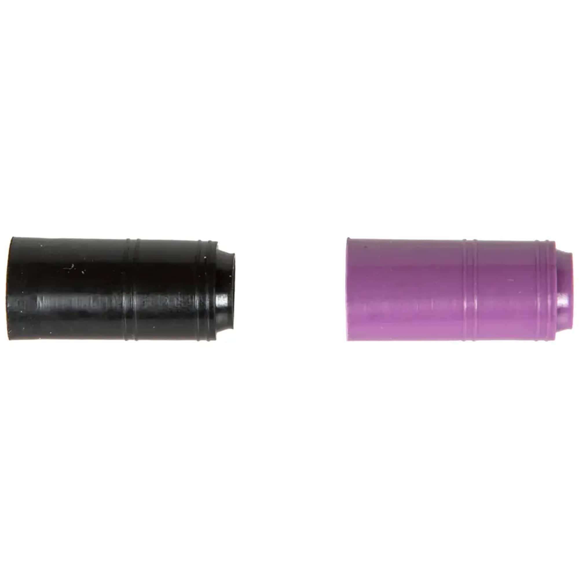 Zestaw dwóch gumek Hop-Up PTS/MEC do replik AEG - Black i Purple