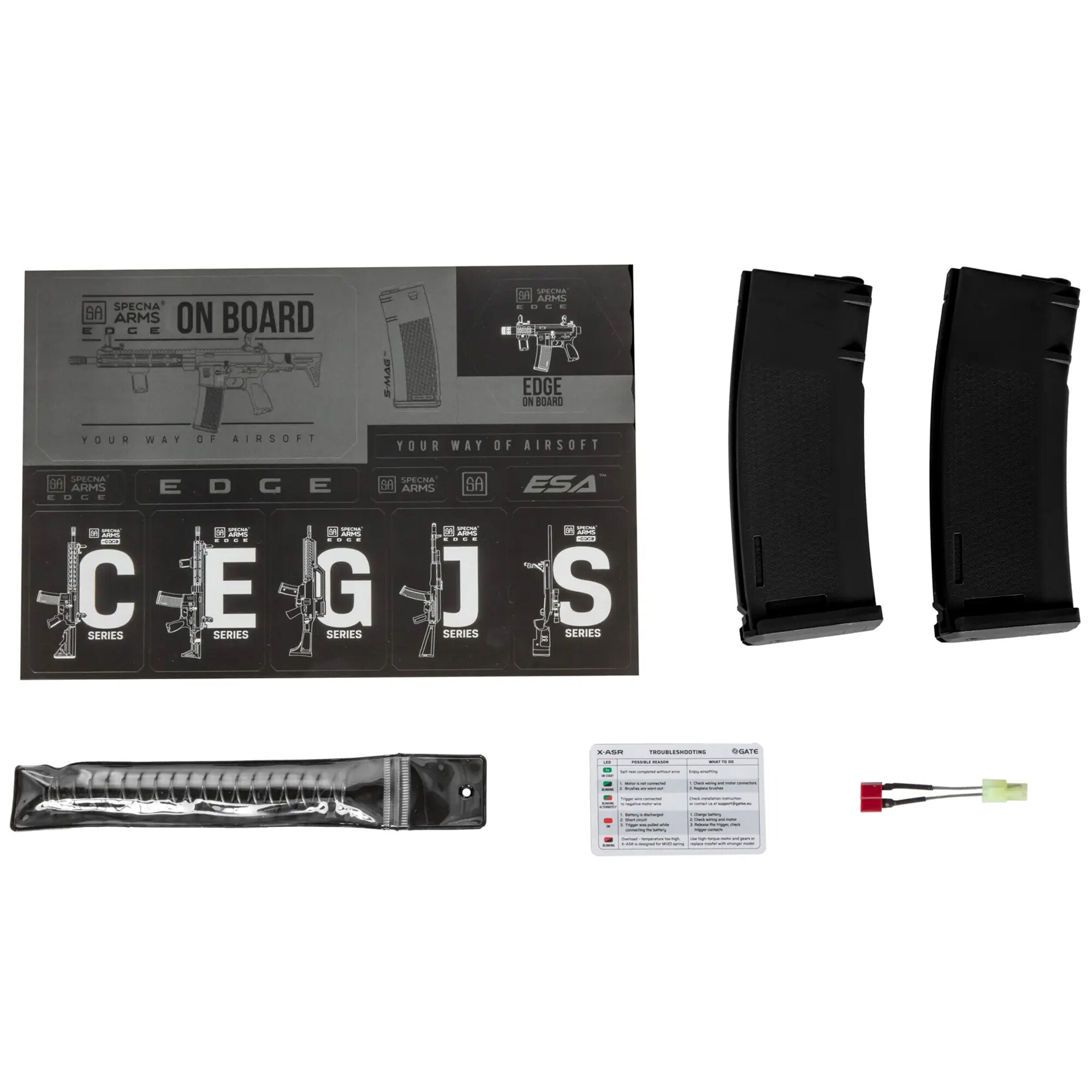 Штурмова гвинтівка AEG Specna Arms RRA SA-E25 PDW Edge - Black