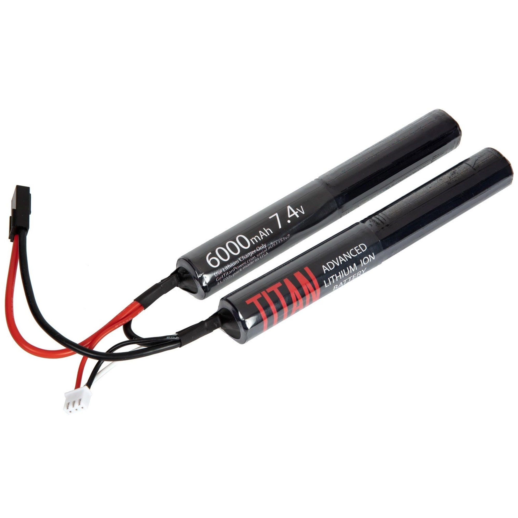 Akumulator ASG Titan Li-Ion 7,4V 6000mAh Nunchuck - Tamiya mały