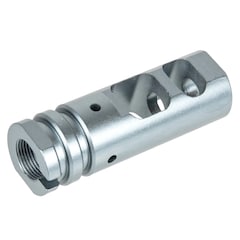 Tłumik płomienia Core Airsoft CNC SFSM do replik AEG/HPA/GBLS - Szary