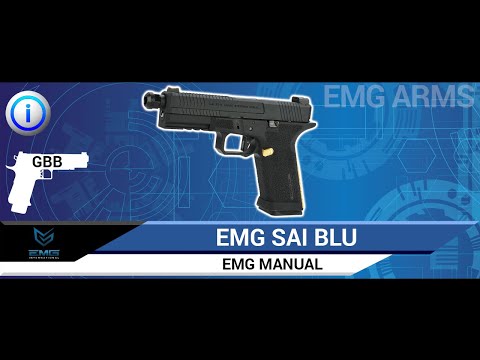 Pistolet ASG GBB Specna Arms Sai Blu Deluxe - Corpo Wars GGN