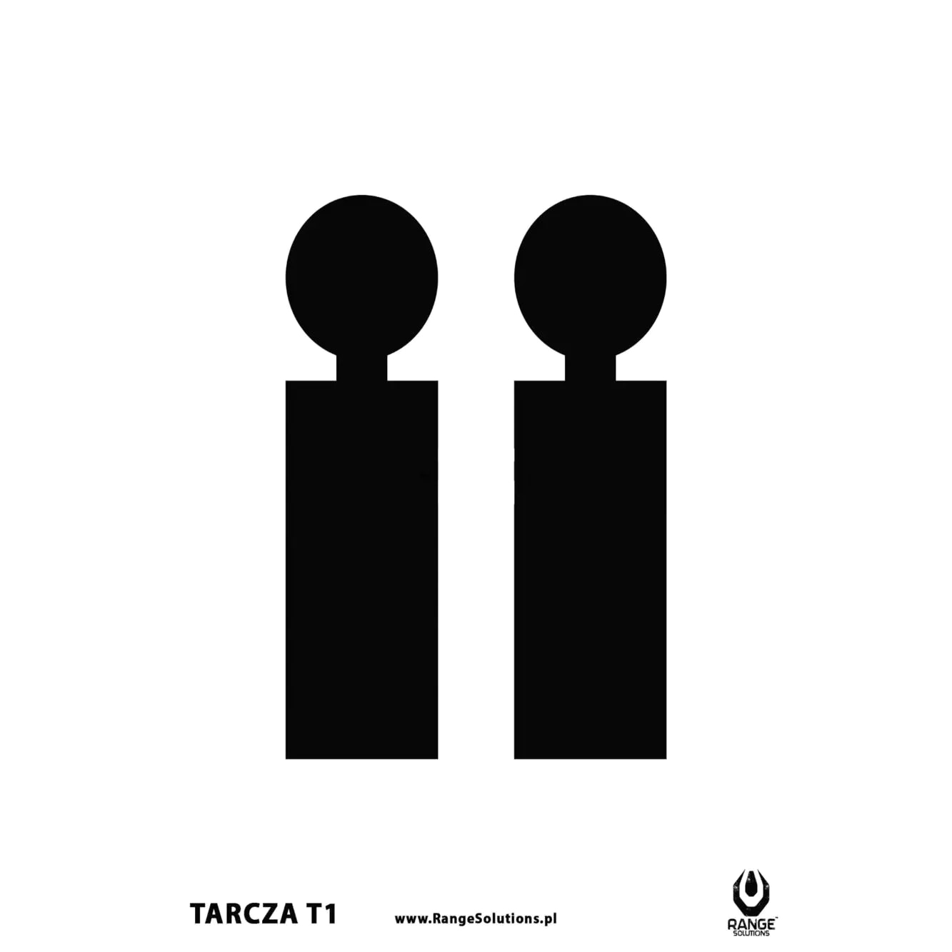 Tarcze strzeleckie Range Solutions T1 - 50 szt.