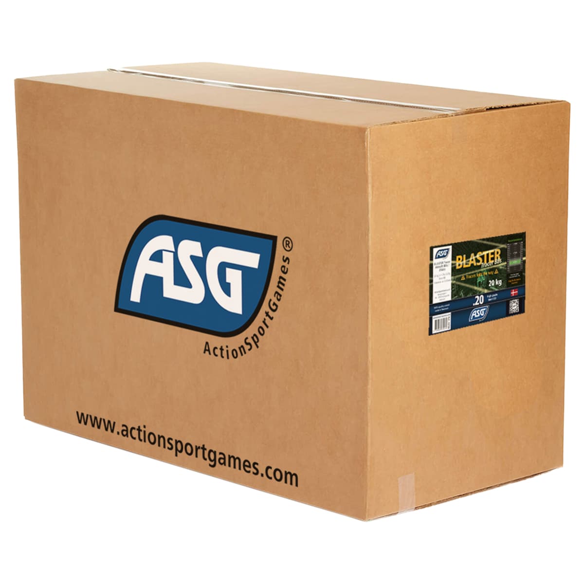 Кулі ASG Blaster Tracer 0,20 г - коробка 20 кг - Green