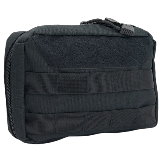 Kieszeń MOLLE duża z rzepem - Black
