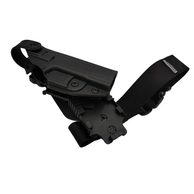 Кобура Doubletap Gear Kydex OWB Strighter SLS QLS Holster зі стегновим ременем для пістолетів Glock 17 - Black