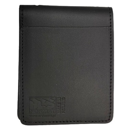 Pionowe etui na legitymację Straży Ochrony Kolei - Czarne