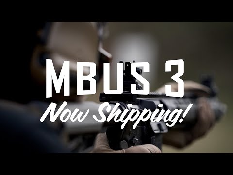 Składany celownik przeziernikowy Magpul MBUS Gen. 3 - FDE