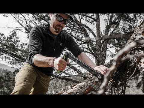 Piła składana Gerber Freescape Camp Saw - Black/Green