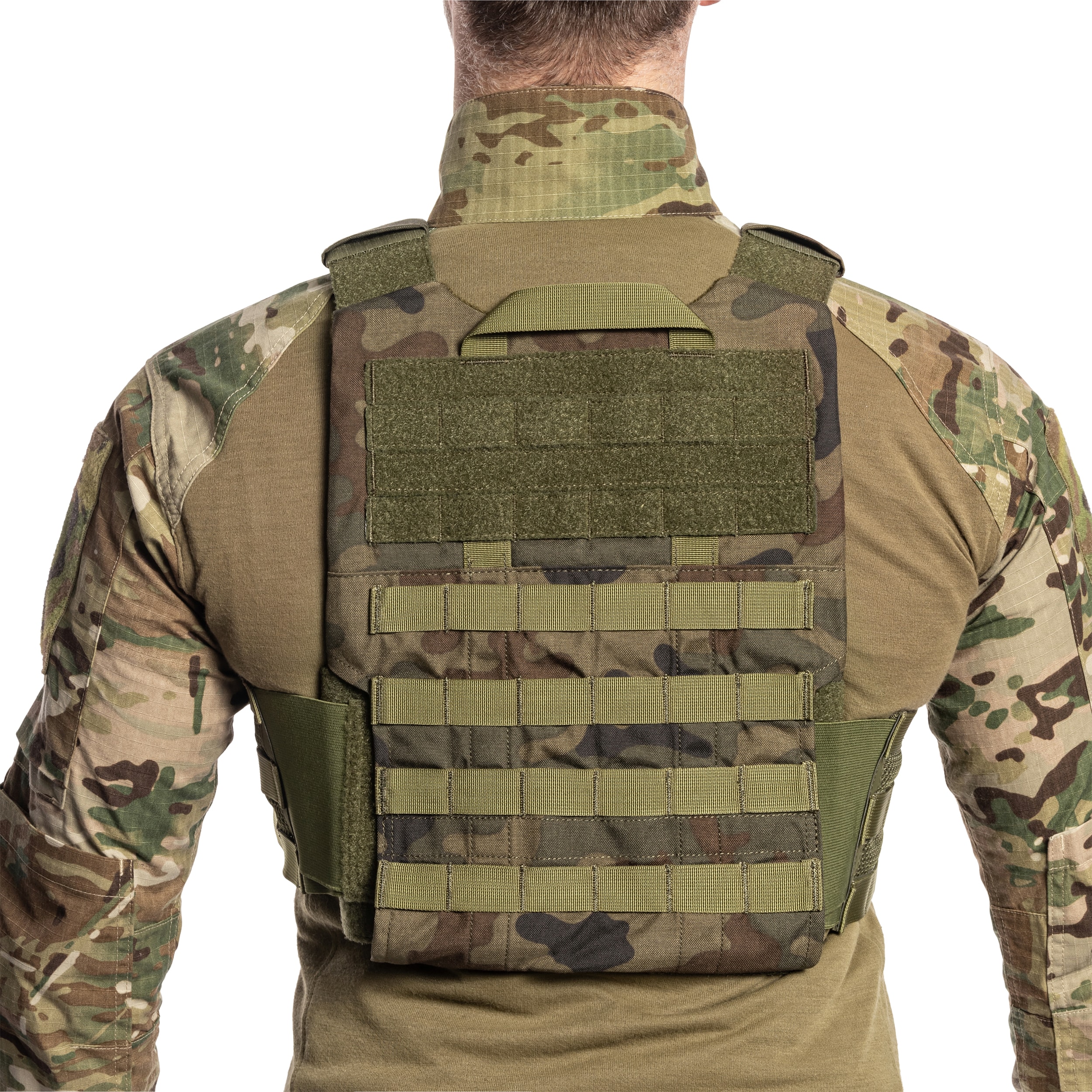 Modułowa kamizelka taktyczna Helikon Guardian Military Set PL Woodland - na płyty M