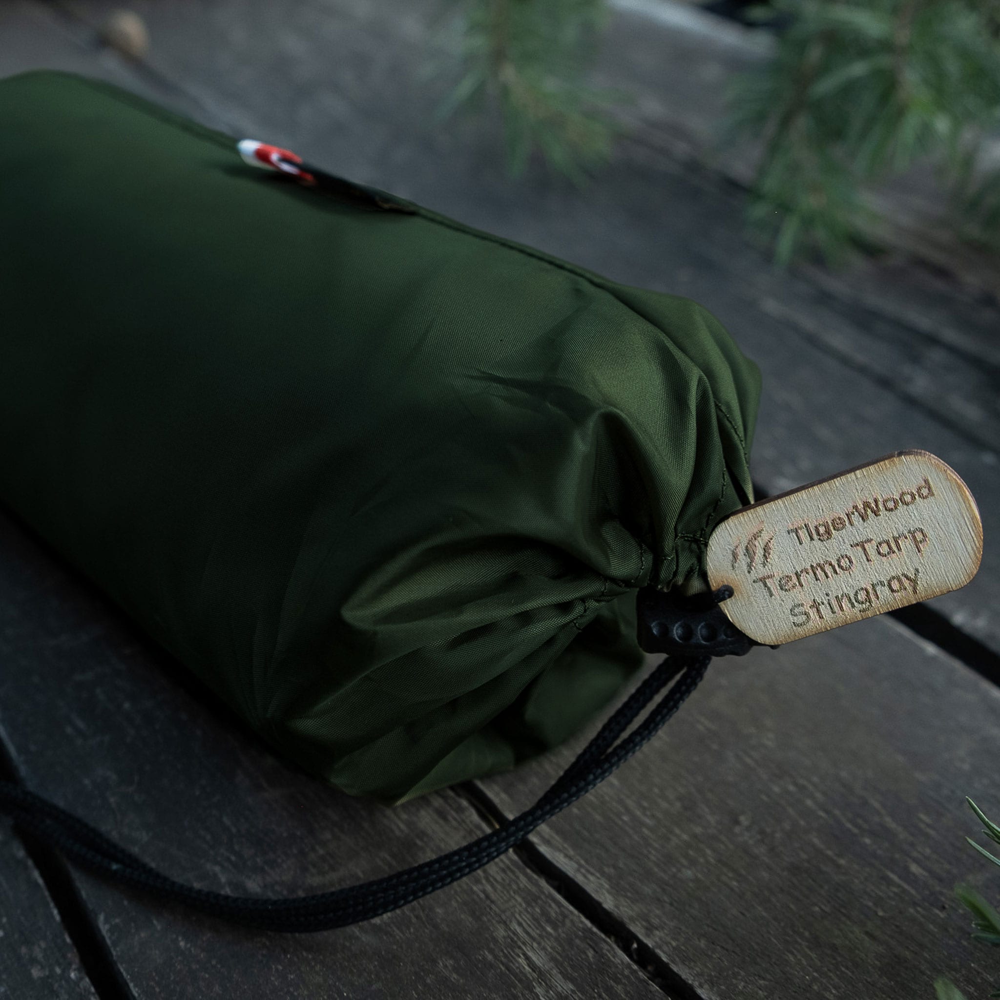Брезент туристичний TigerWood Termo Tarp StingRay 3,6 x 2,8 м - Green