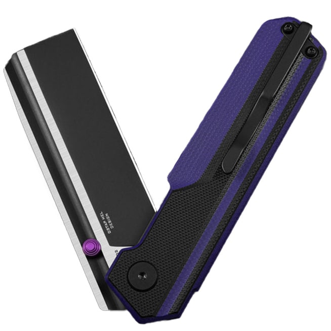 Складаний ніж Bestech Knives Tardis by Ostap Hel - Two-Tone/Black Purple