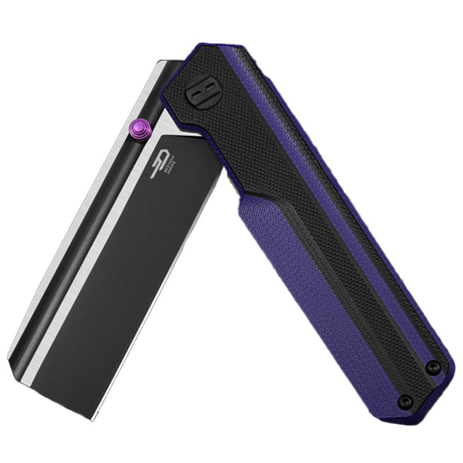 Складаний ніж Bestech Knives Tardis by Ostap Hel - Two-Tone/Black Purple