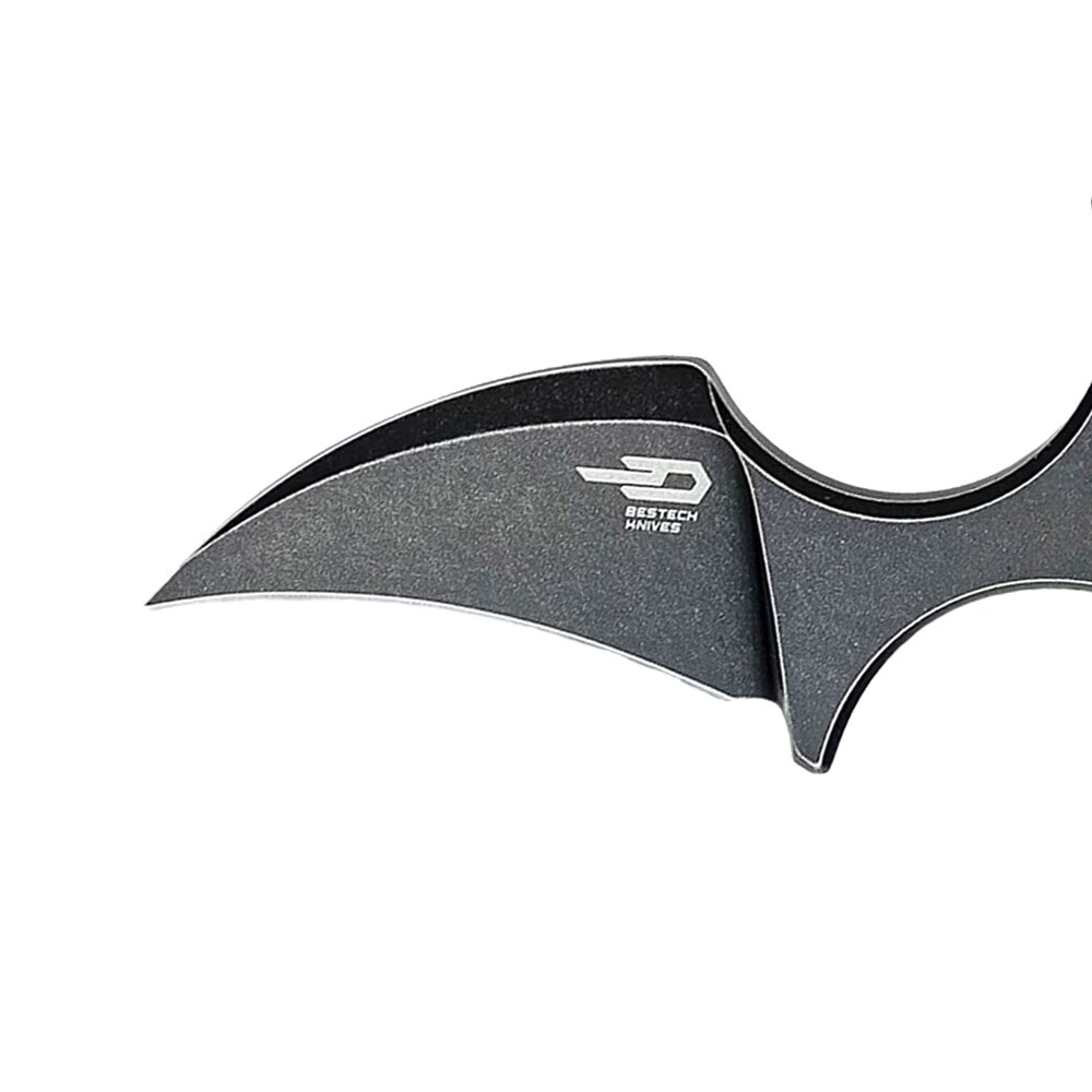 Nóż składany Bestech Knives Strelit - Black Stonewash/White G10