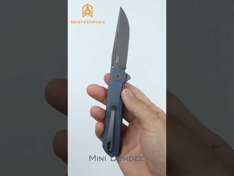 Складаний ніж Bestechman Mini Dundee - Pink/Satin Stonewash