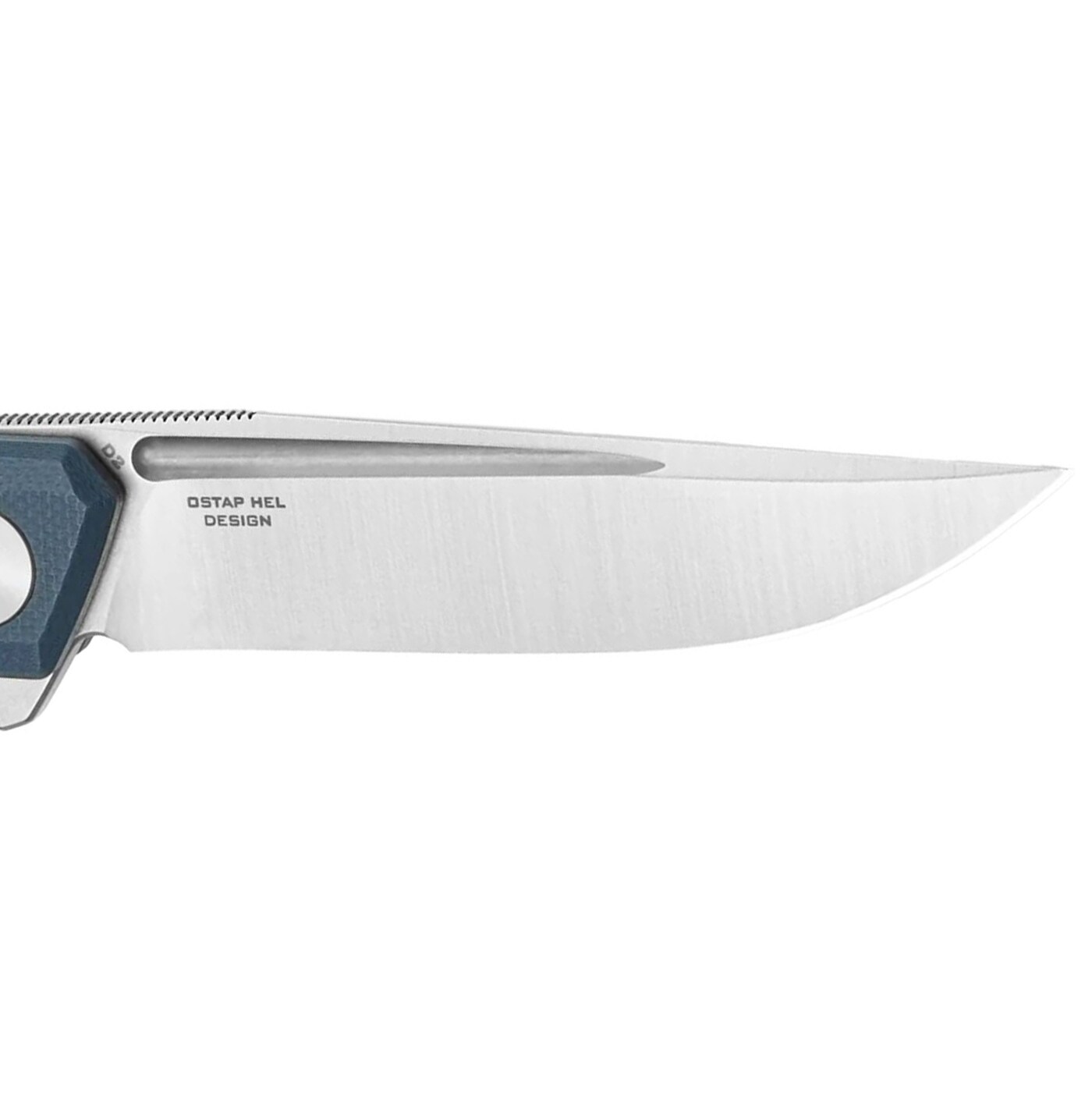 Nóż składany Bestechman Mini Dundee - Grey/Satin Stonewash