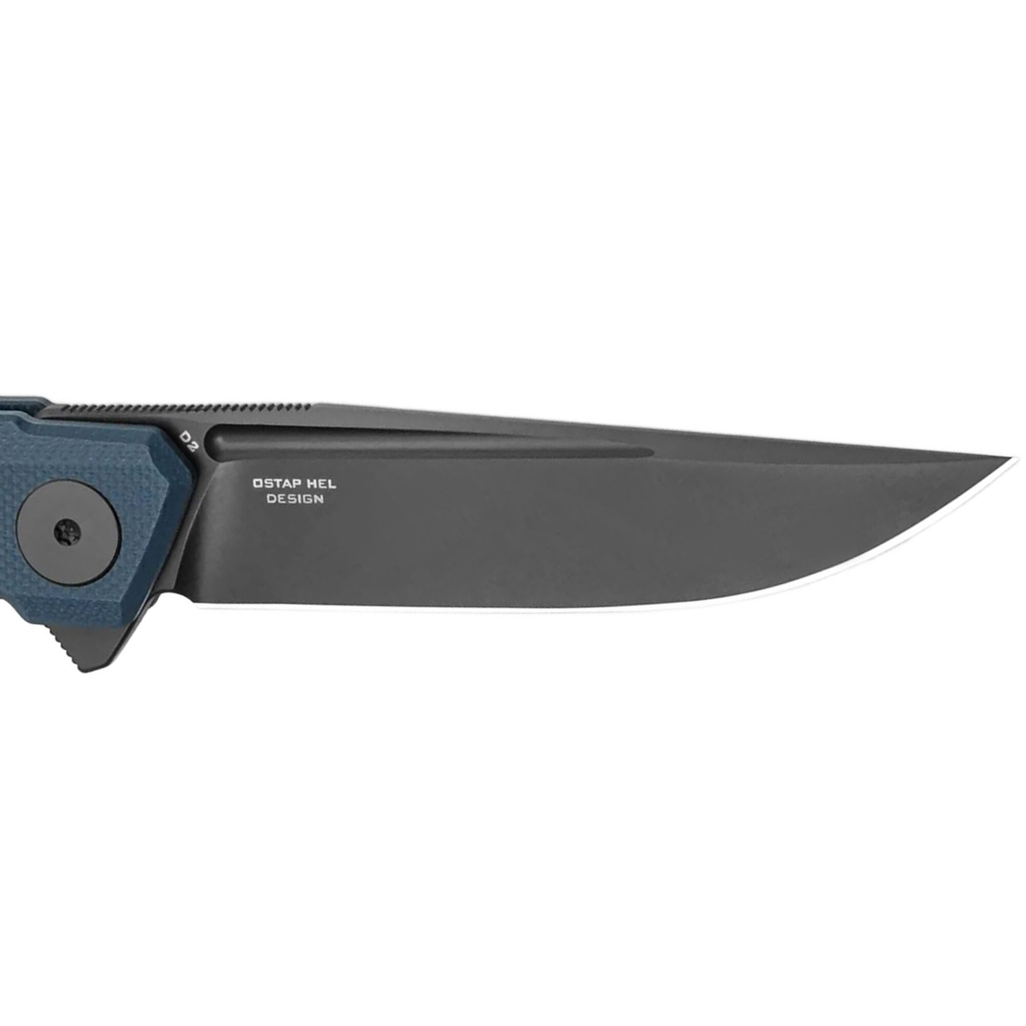 Bestechman Mini Dundee Folding Knife - Grey/Black DLC