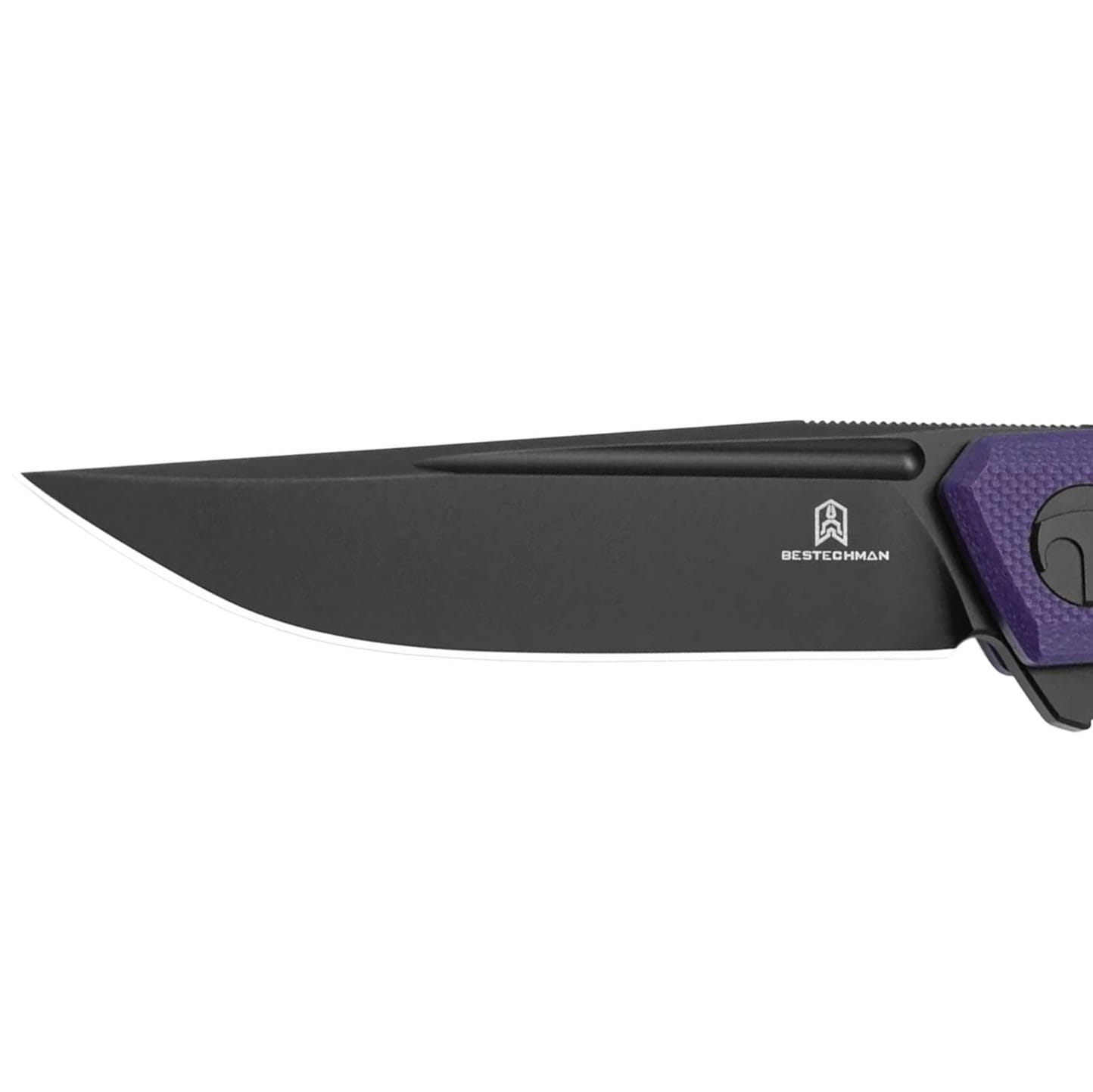 Nóż składany Bestechman Mini Dundee - Purple/Black DLC