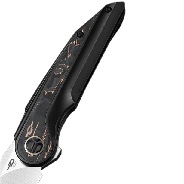 Складаний ніж Bestech Knives Blind Fury - Satin/Black Bronzed Titanium Copper Carbon Fiber