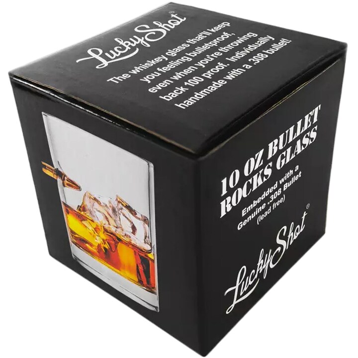 Szklanka Lucky Shot z pociskiem .308 - 295 ml