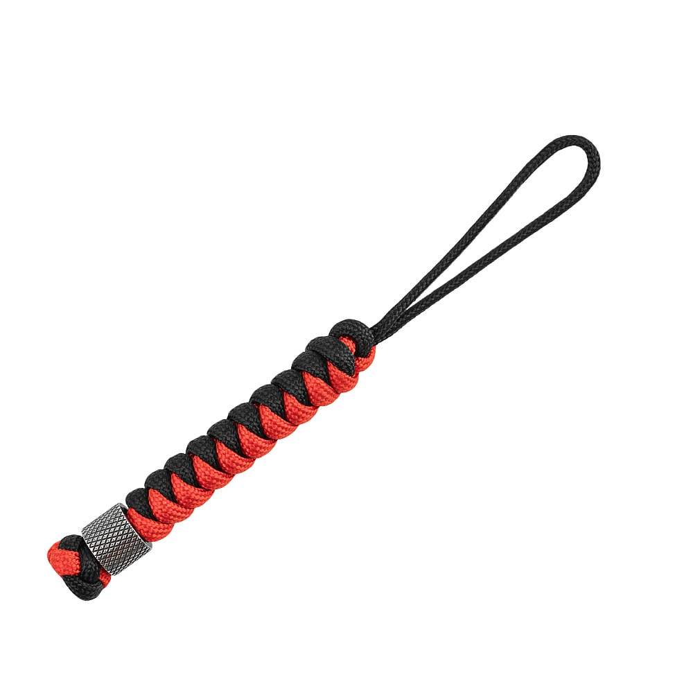 Brelok M-Tac Viper Cylindre Stainless Steel - Black/Red
