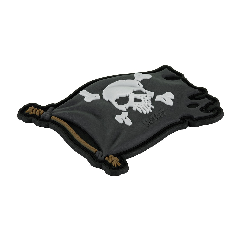 Naszywka M-Tac Jolly Roger 3D PVC - Black