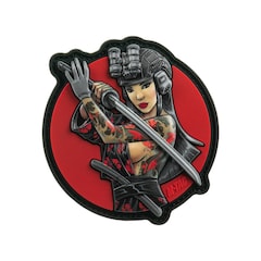 Нашивка M-Tac Tactical Girl No.3 Водограй 3D PVC - Black