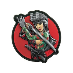 Naszywka M-Tac Tactical Girl No.3 Wodograj 3D PVC - Turquoise