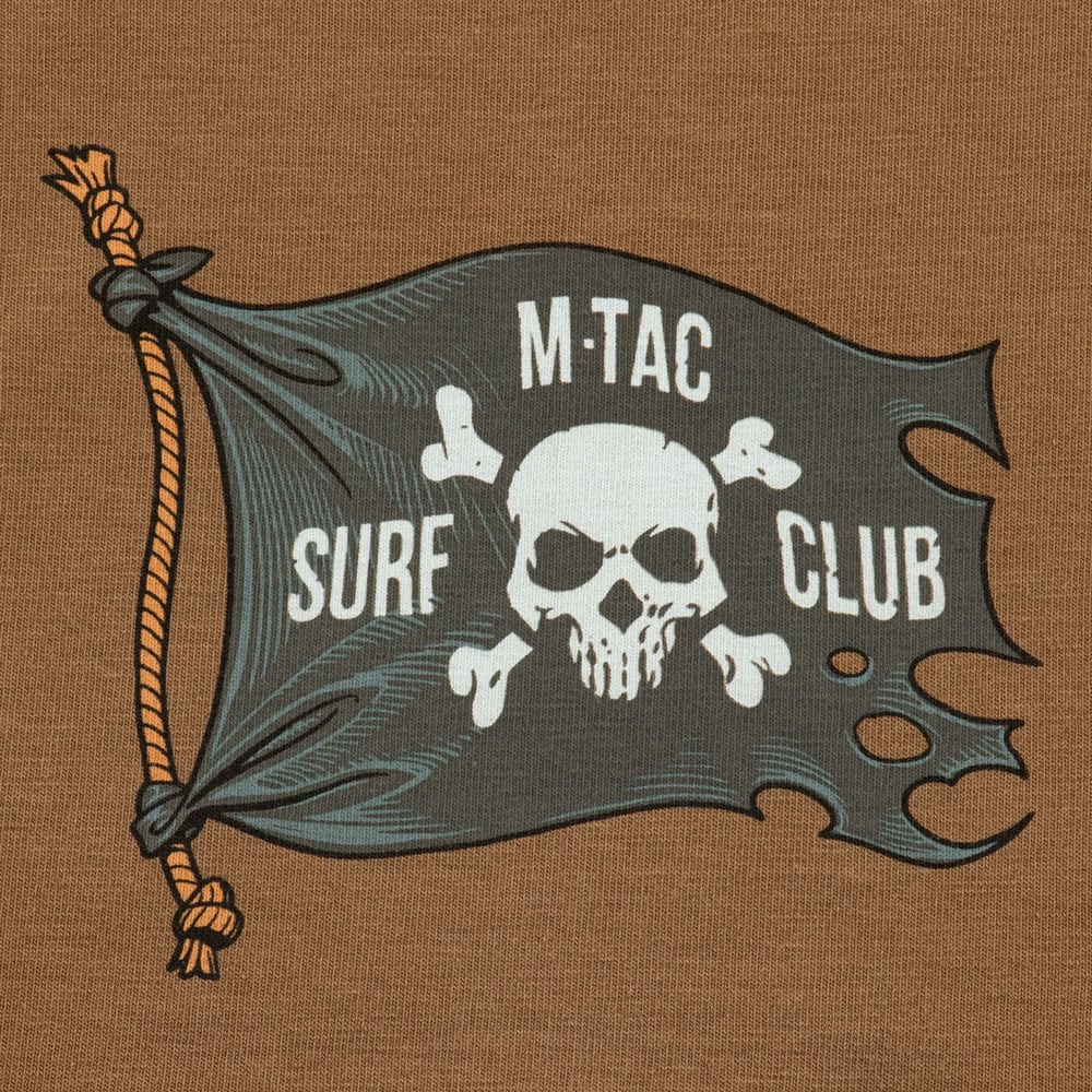 Koszulka T-shirt M-Tac Surf Club - Coyote Brown