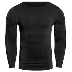 Koszulka termoaktywna Brubeck Comfort Wool - Czarna