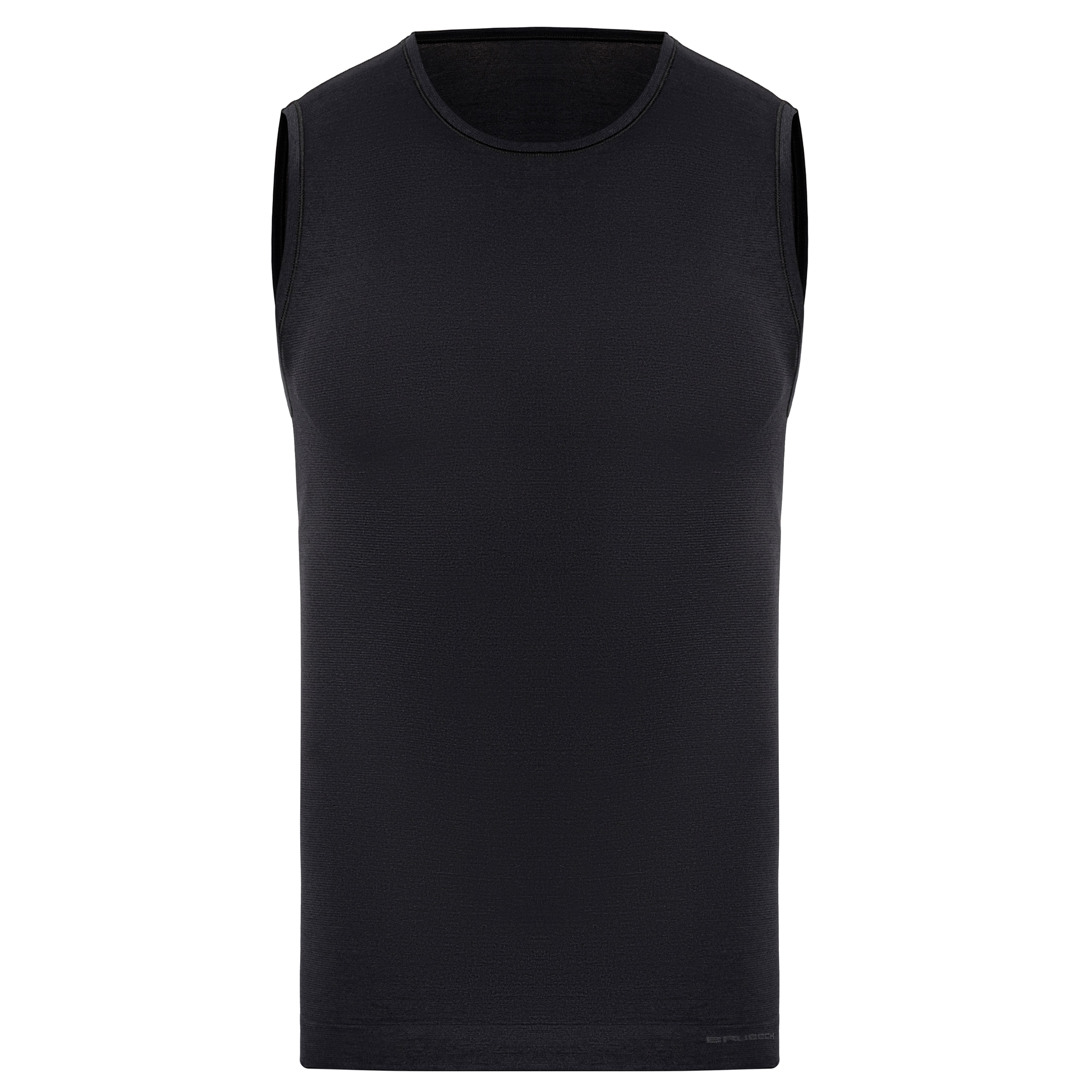 Термоактивна футболка Tank Top Brubeck Comfort Wool - Чорна