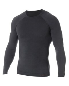 Термоактивна футболка Brubeck Active Wool - Графітова Термоактивна футболка Brubeck Active Wool - Графітова