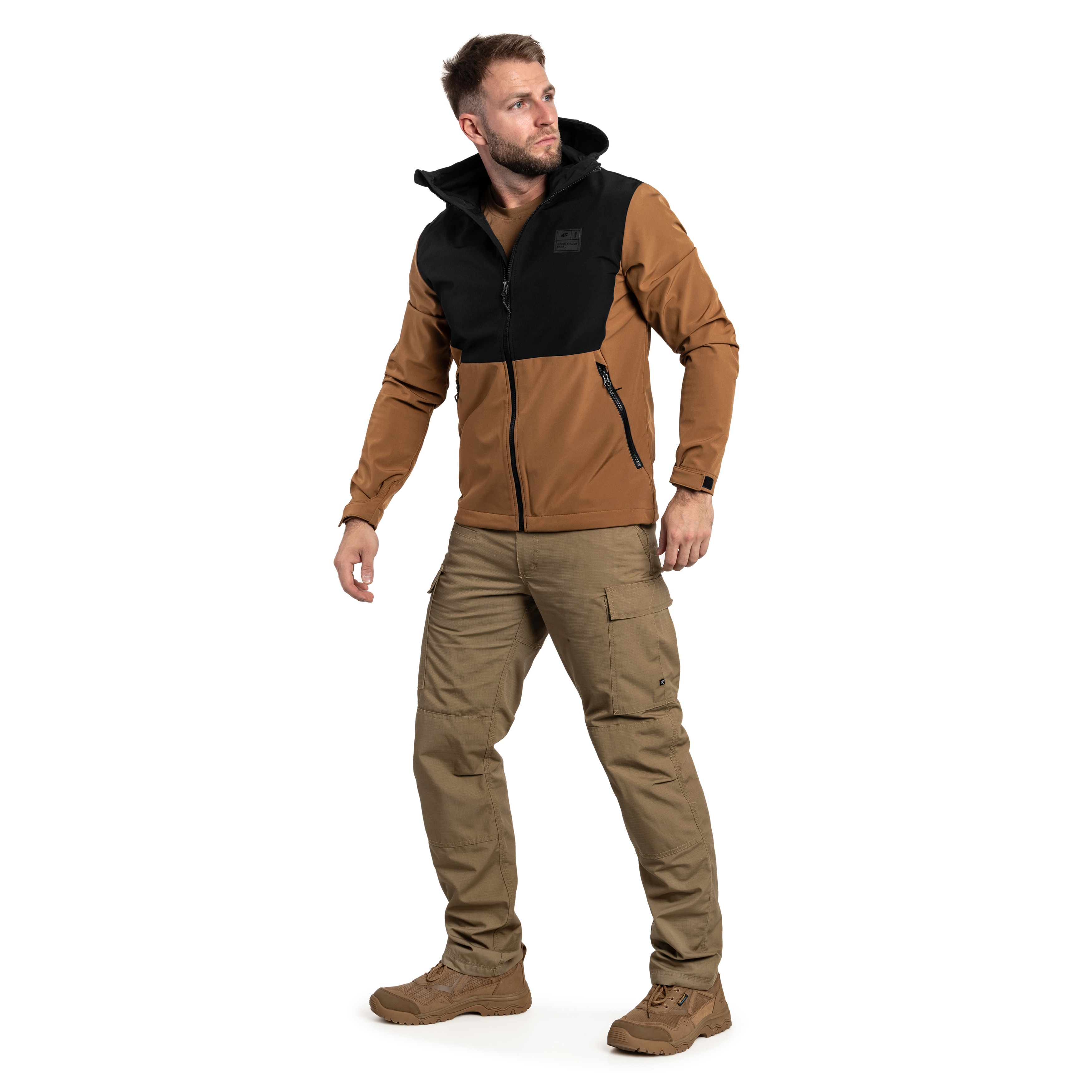 Куртка 4F Softshell TSOFM155 - Коричнева