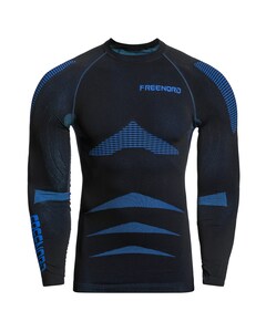 Термоактивна футболка FreeNord EnergyTech Long Sleeve - Black/Blue Термоактивна футболка FreeNord EnergyTech Long Sleeve - Black/Blue