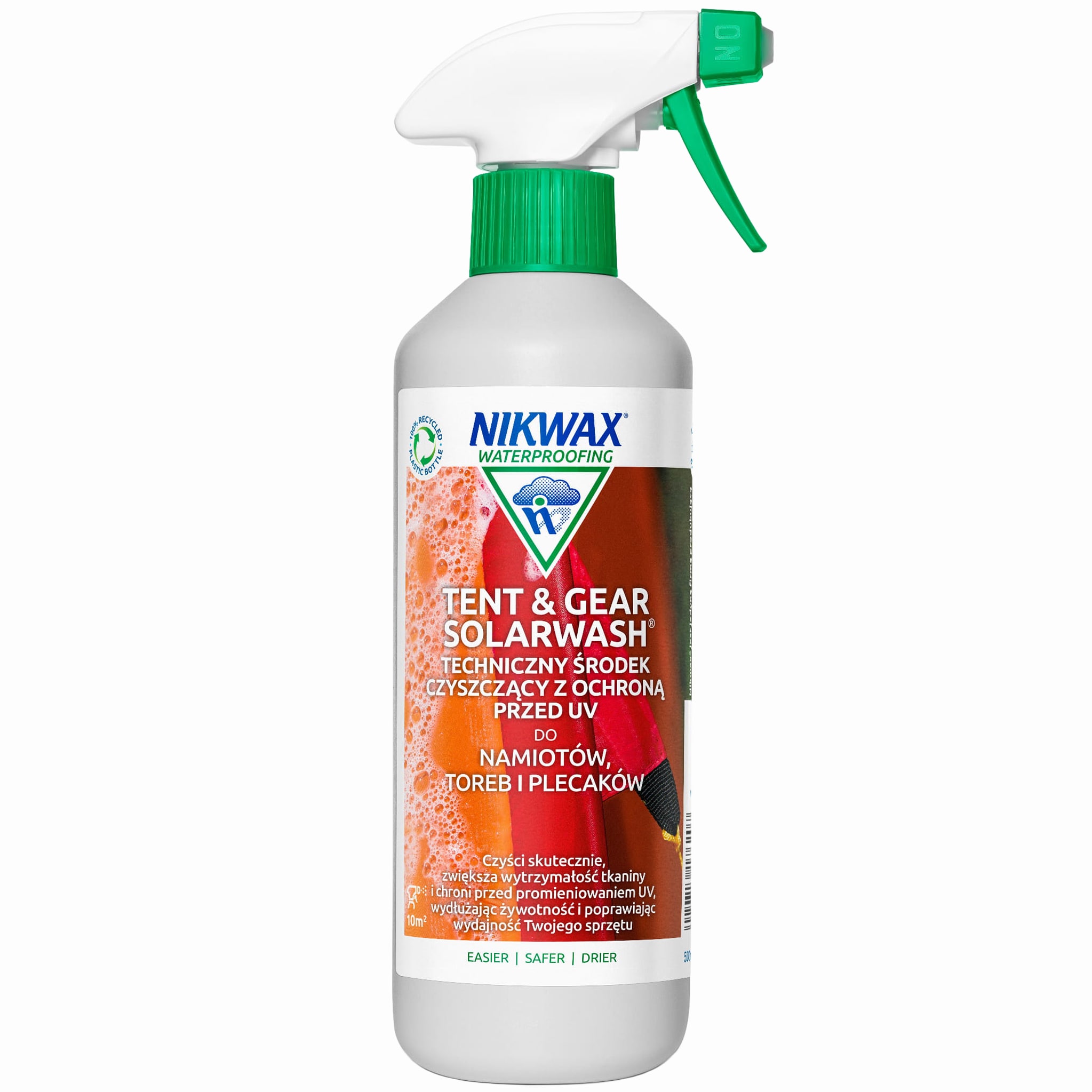 Засіб для чищення наметів та спорядження Nikwax Tent&Gear SolarWash Spray-on - 500 мл