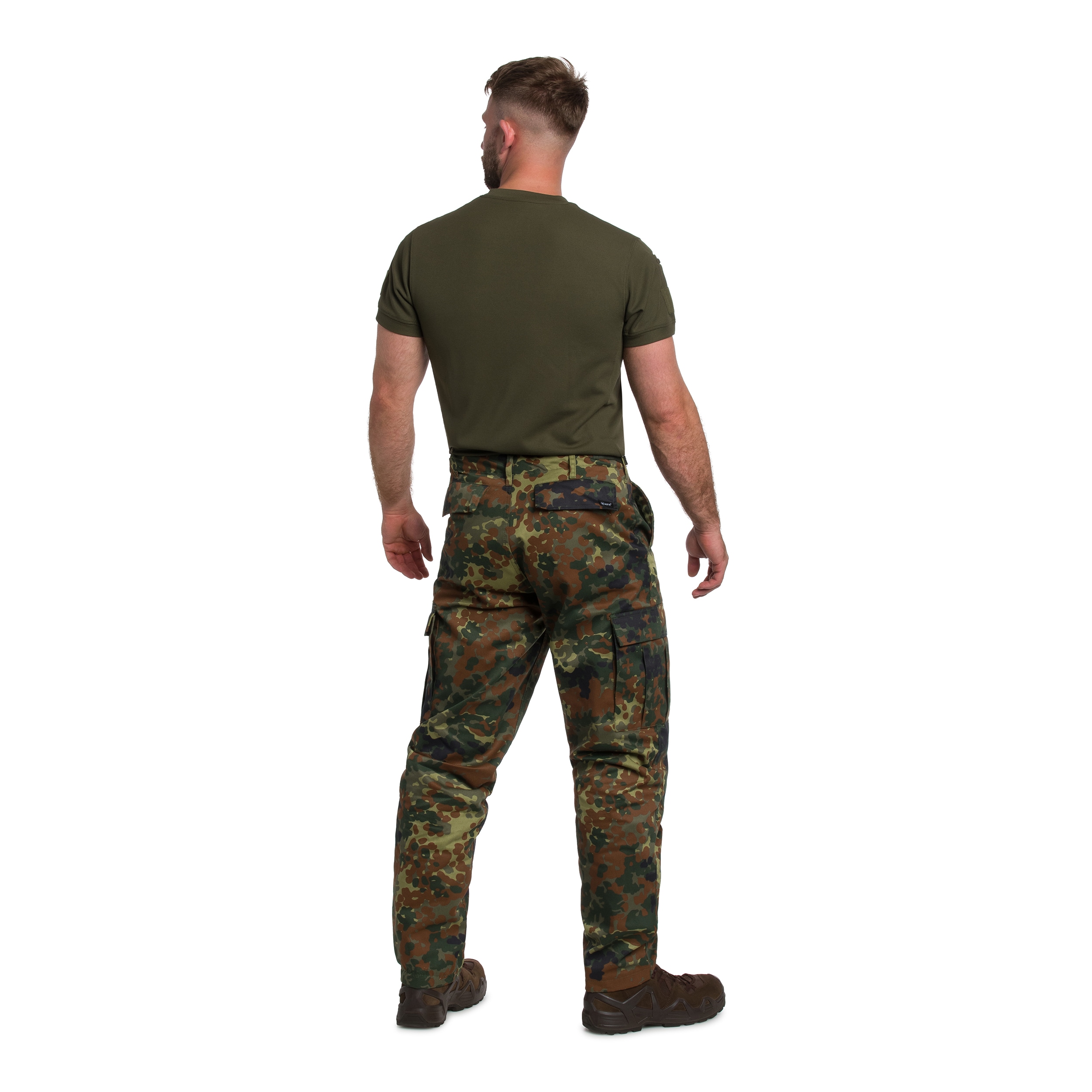 Spodnie wojskowe MFH US Combat BDU - Flecktarn