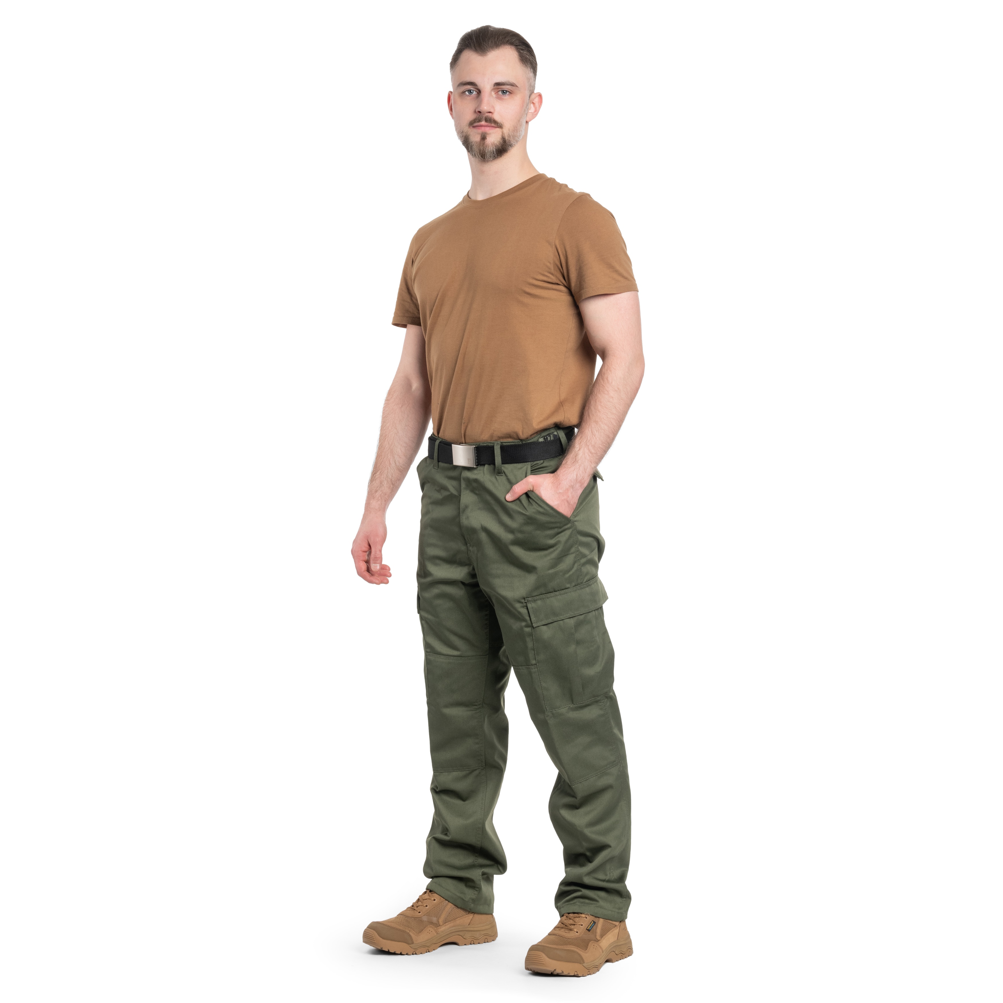 Військові штани MFH посилені US Combat BDU - Olive