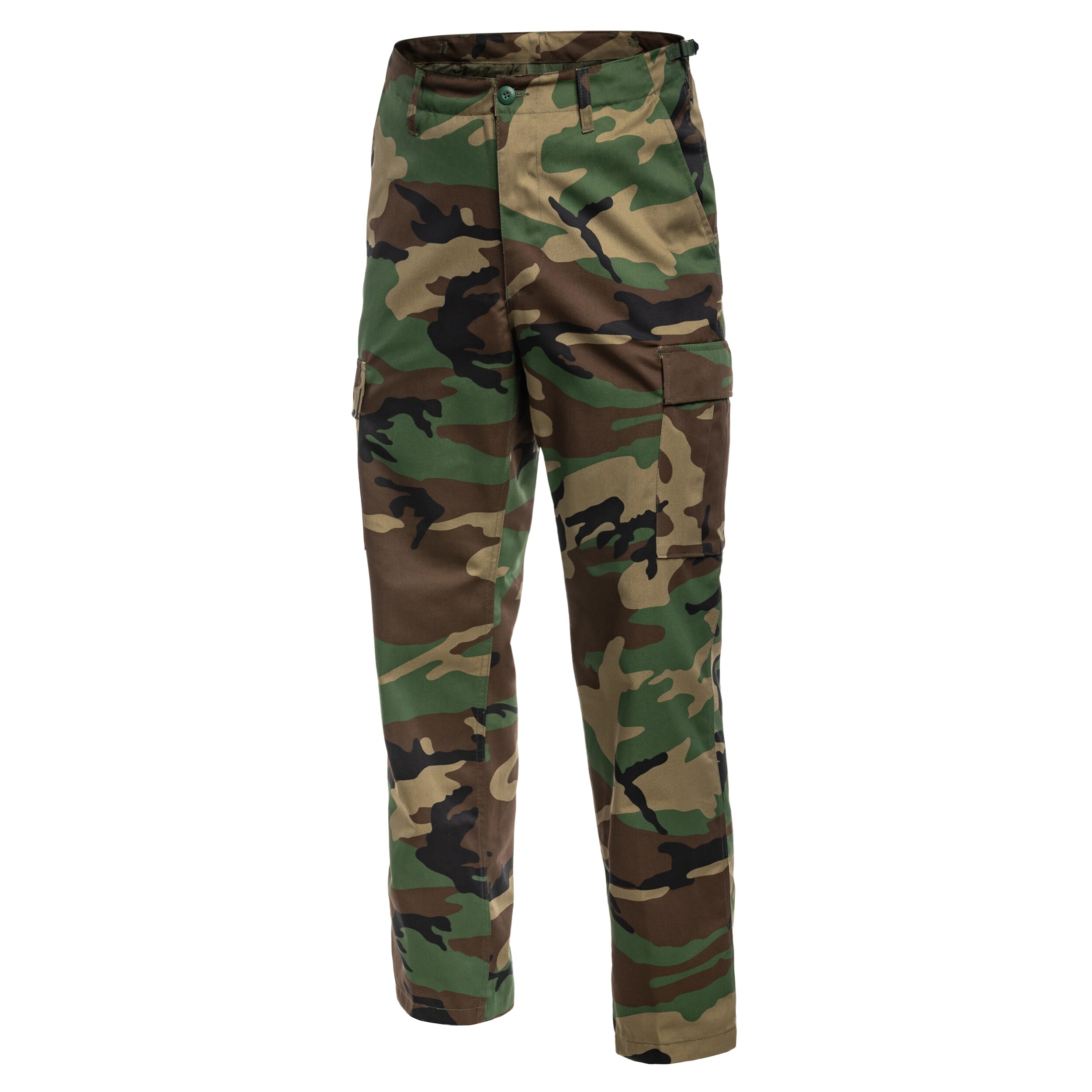 Spodnie wojskowe MFH US Combat BDU - Woodland