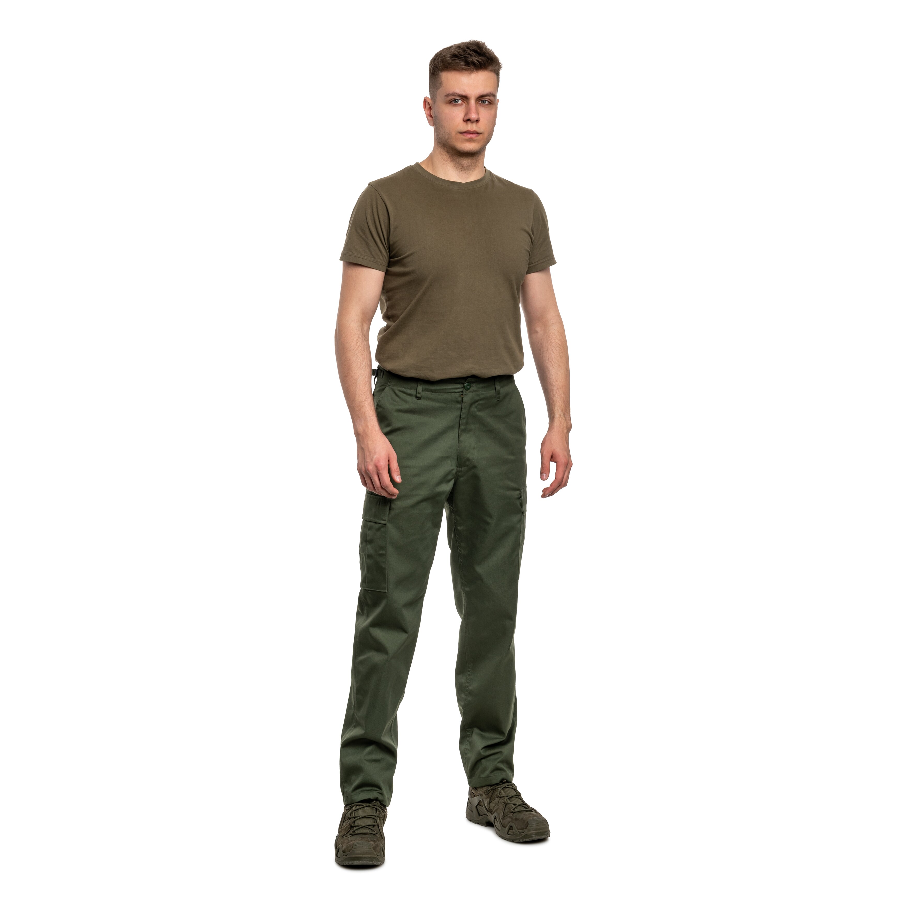 Spodnie wojskowe MFH US Combat BDU - Olive