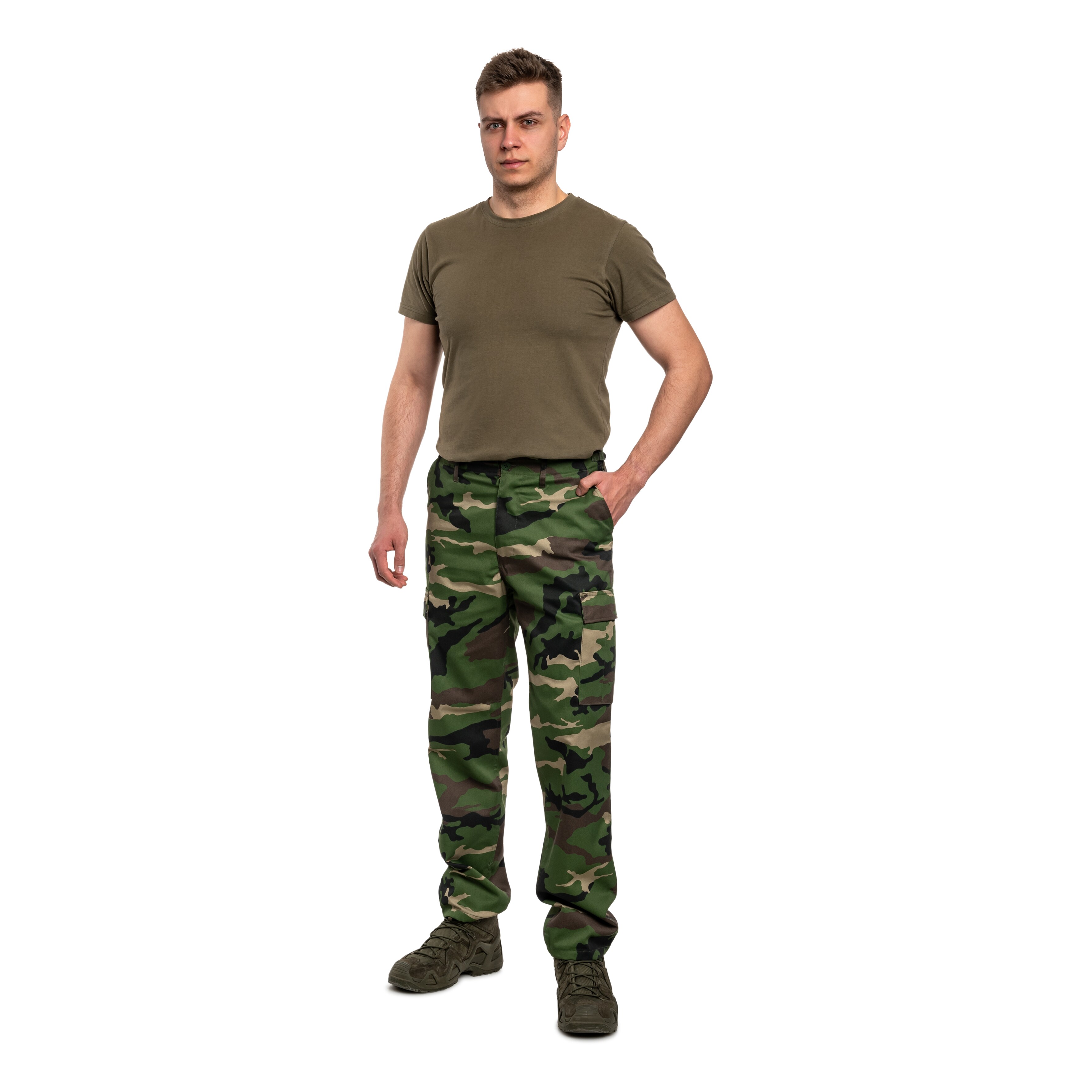 Spodnie wojskowe MFH US Combat BDU - M97 SK Camo