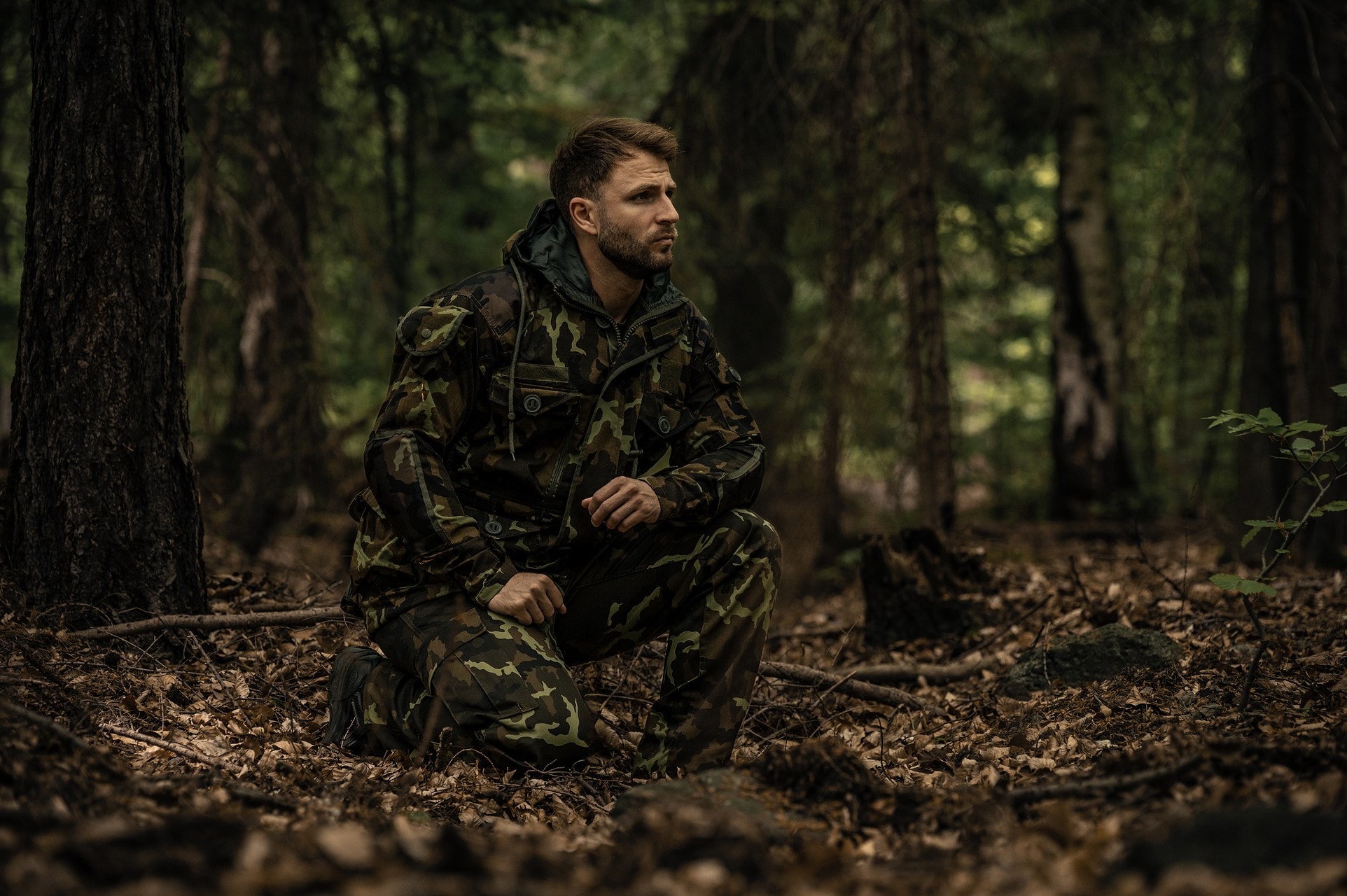 Spodnie wojskowe MFH US Combat BDU - M95 CZ Camo