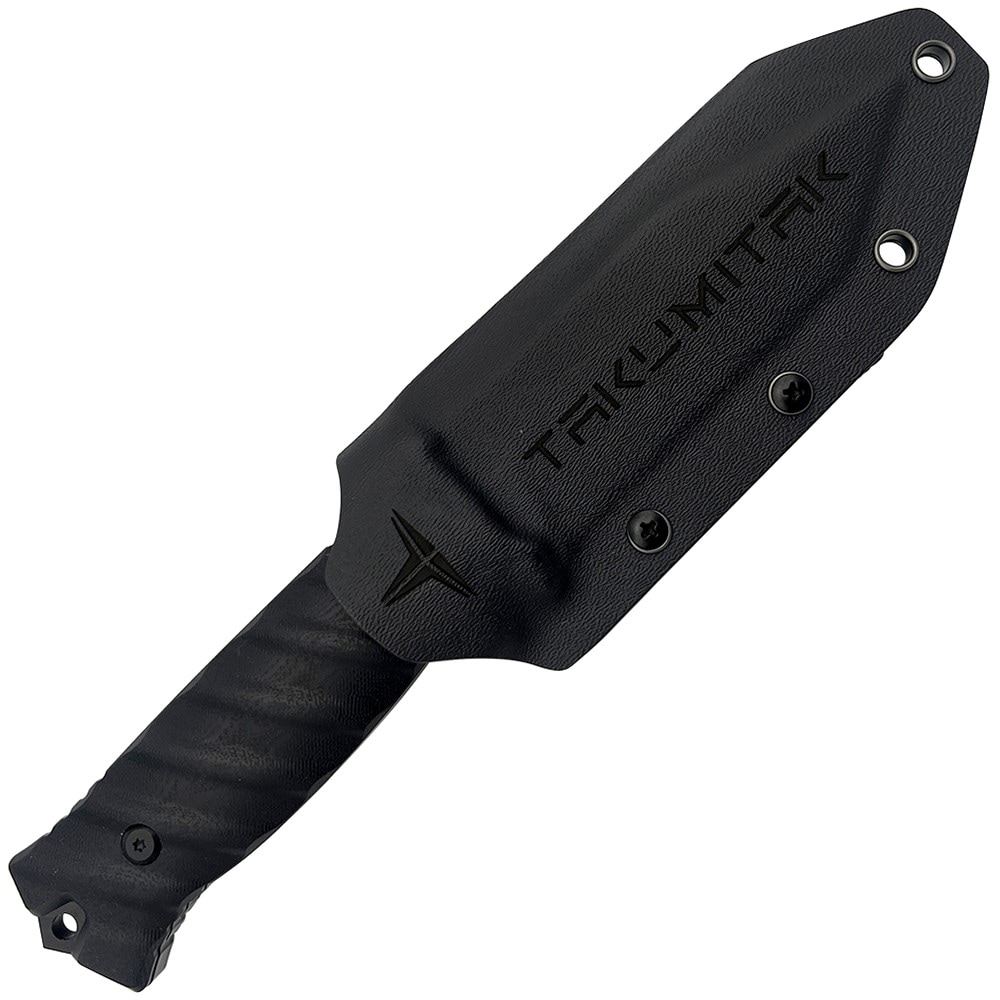 Takumitak Fulcrum Fixed Blade Knife - Black/Black