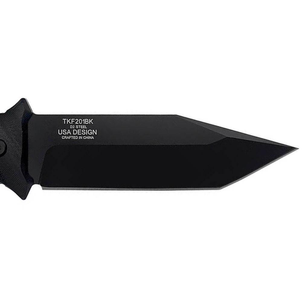 Takumitak Fulcrum Fixed Blade Knife - Black/Black