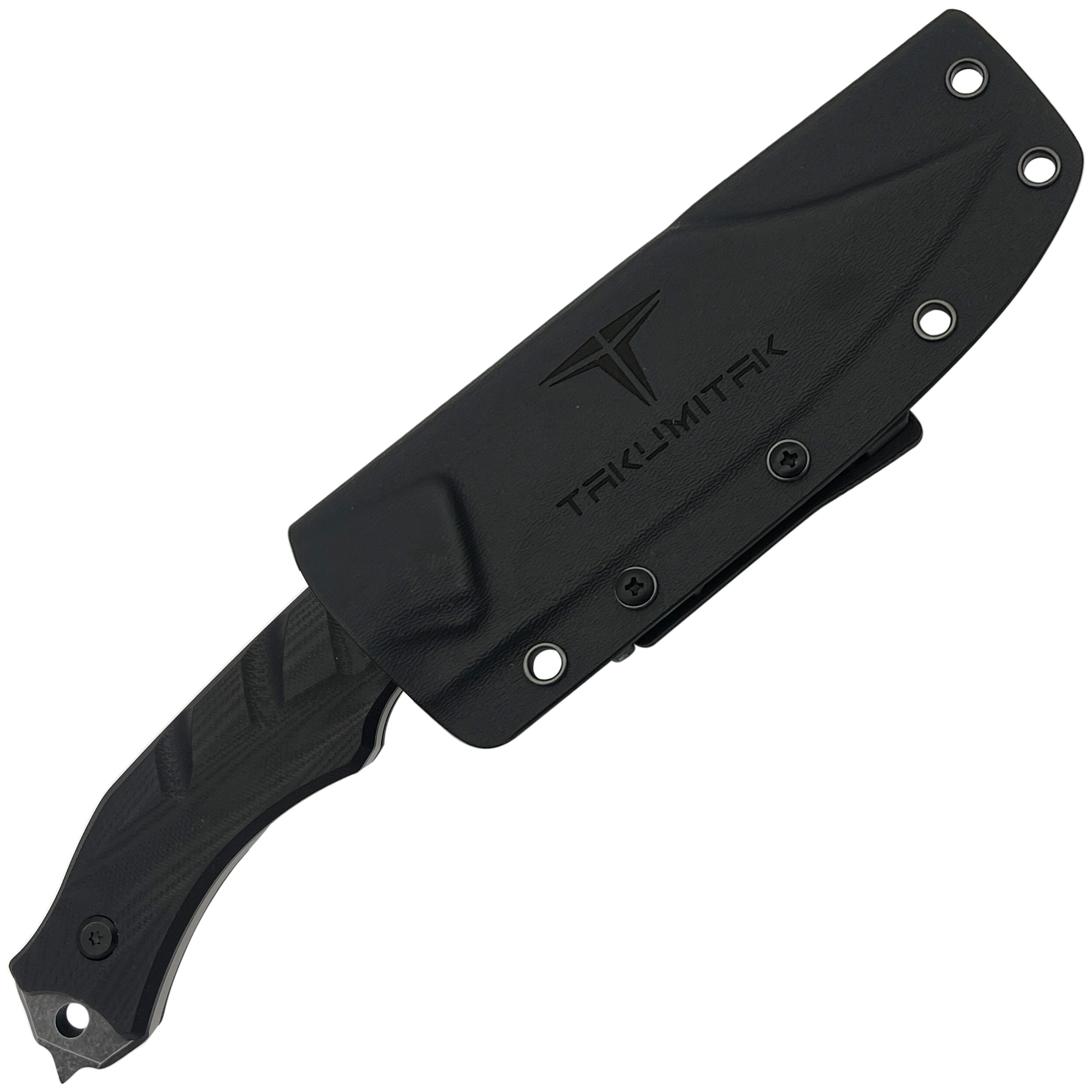 Takumitak Alert Fixed Blade Knife - Black/Stonewash