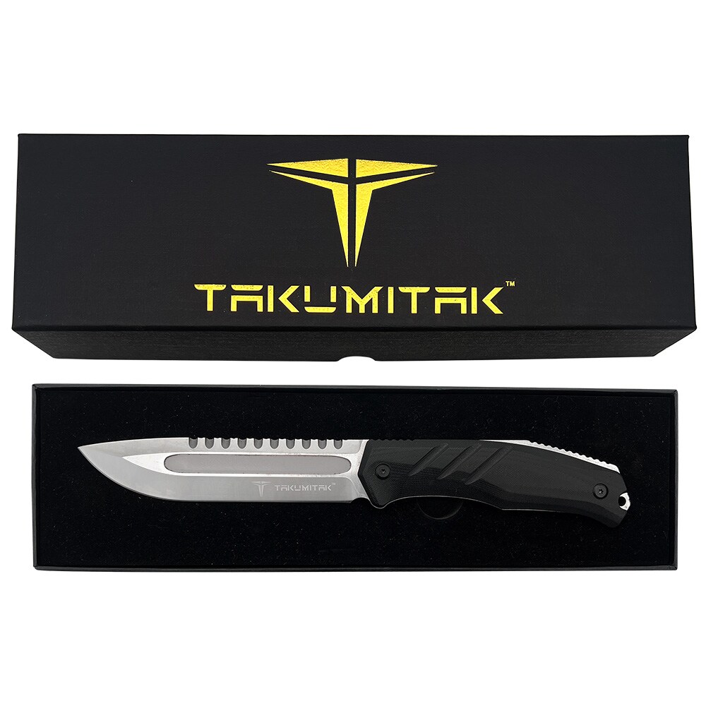 Ніж Takumitak Exit Point - Black/Silver