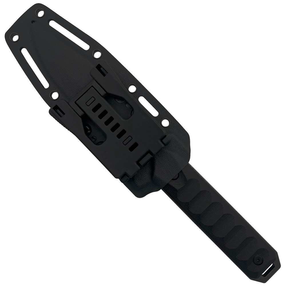 Takumitak Escort Fixed Blade Knife - Black Stonewash