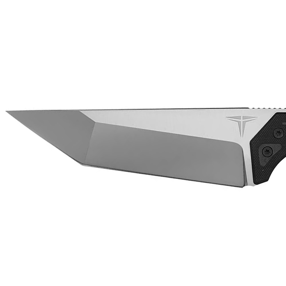Takumitak Charge Fixed Blade Knife - Black/Silver