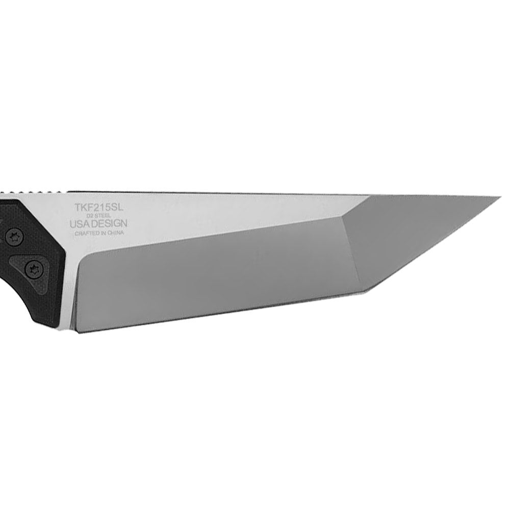 Takumitak Charge Fixed Blade Knife - Black/Silver
