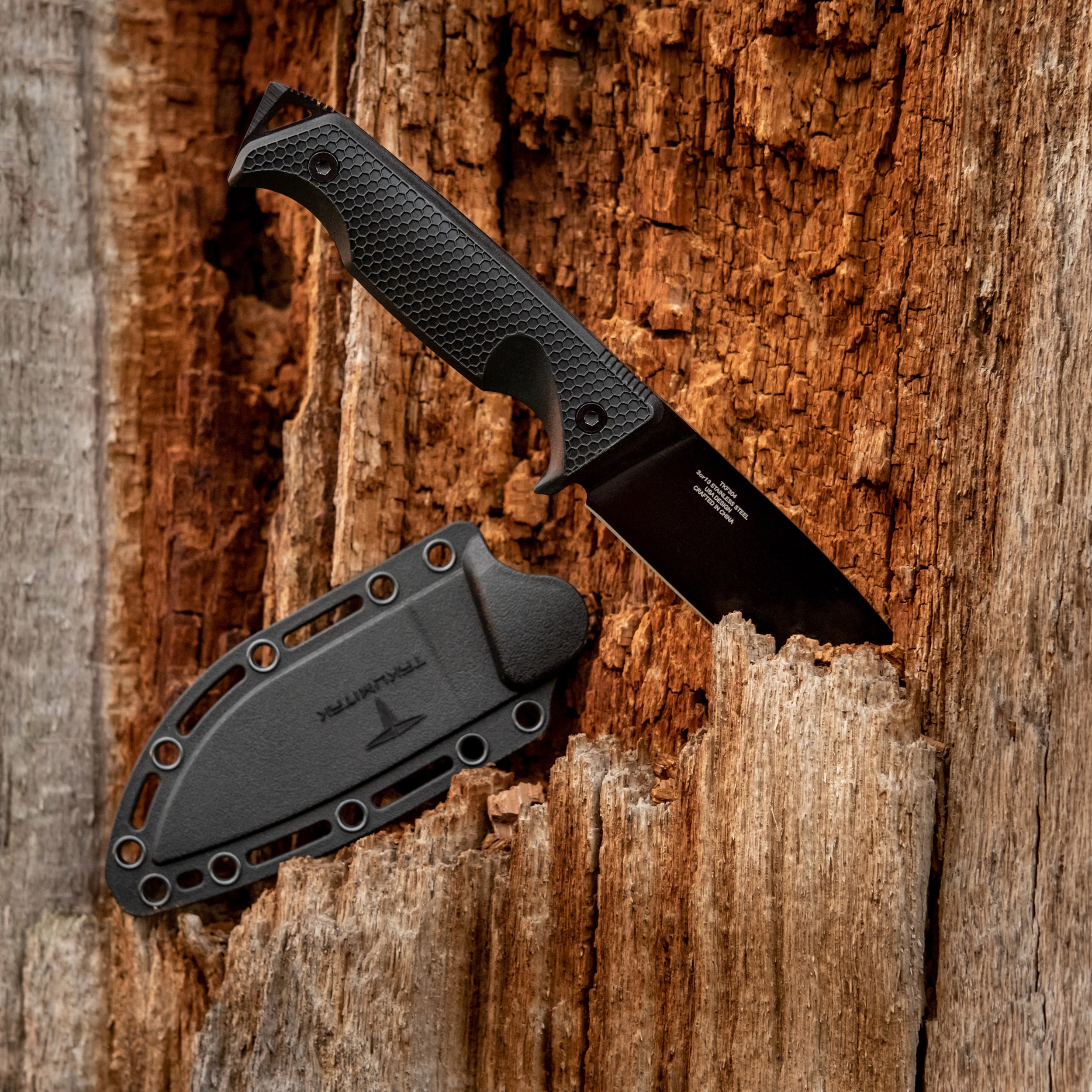 Nóż Takumitak Easy Night - Black/Coyote Brown